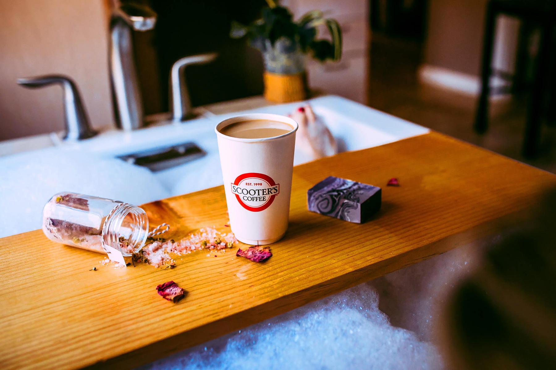 Coffee on table